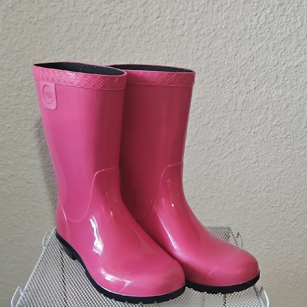 UGG Raana Pink Girl's Winter Rain Boots
